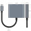 Tech-Protet3in1USB-C Hub USB-A / HDMI / USB-C Grå 4
