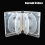 CD Storage Box 10-Piece Pack CD Case Plastic Double-Sided CD Storage Car CD Case Thickened DVD Case,White 4