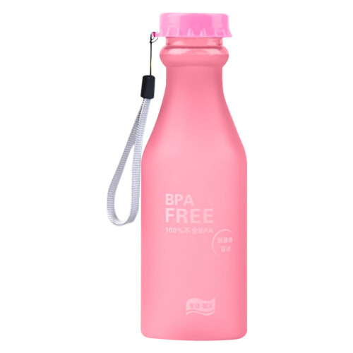 Μπουκάλι νερού Wzzjkit550ml, παχύρρευστο διαφανές ματ αθλητικό μπουκάλι για 1