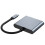 Tech-Protet3in1USB-C Hub USB-A / HDMI / USB-C Grå 3