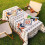 Yonrjhukm Boho-tepper Strikkede dusktepper Design til sofa, stol, sofa, utendørs reise, camping, strandseng 3