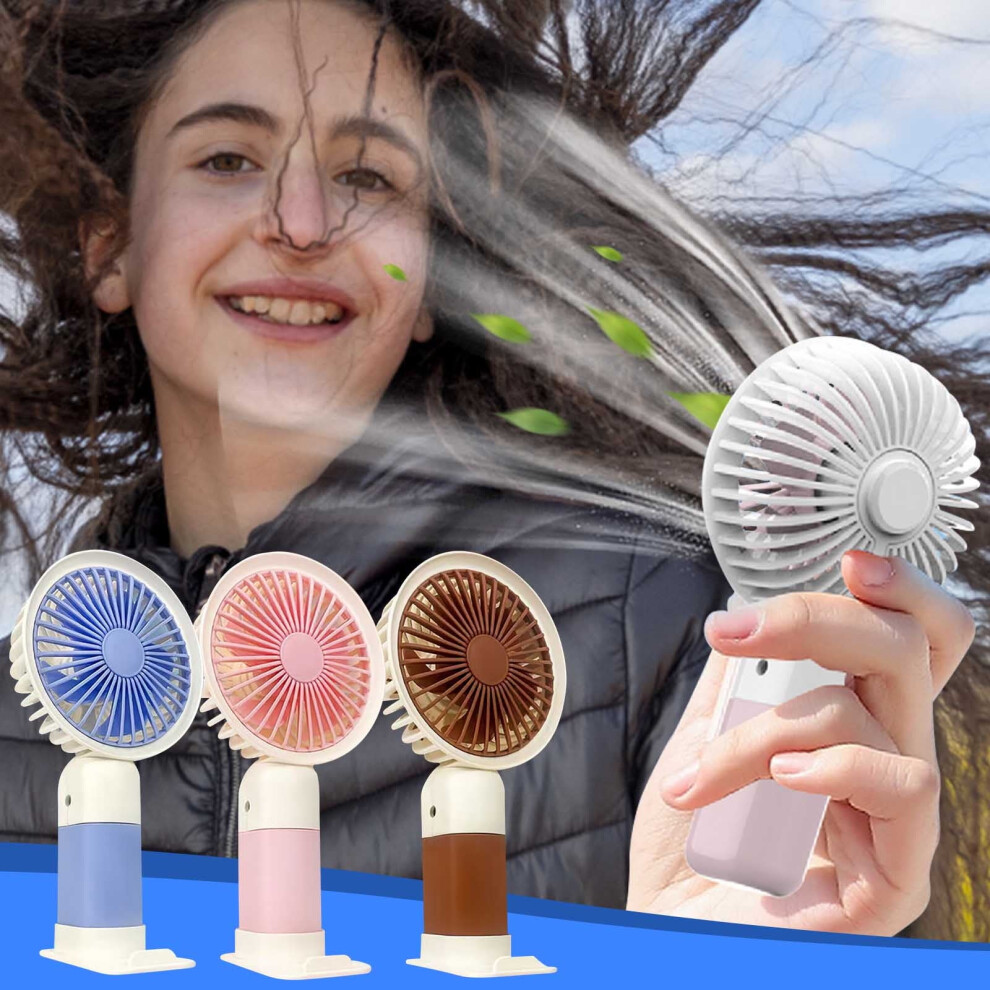 Maxiaoxia Creative Mini Portable Usb Charging Fan Desk Top Portable Handheld Fan Small Handheld Fan Rechargeable 9322103586610