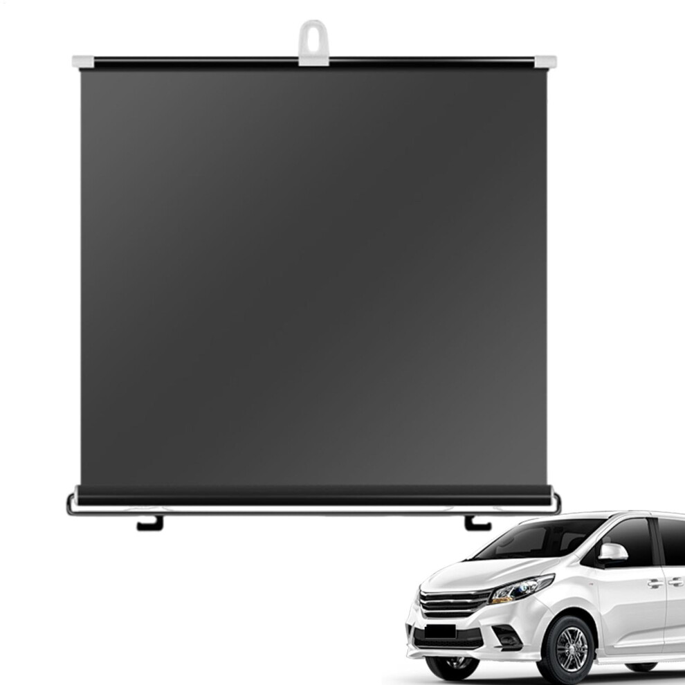 Car Sun Shade Retractable Windshield Sunshade Uv Heat Reduction Privacy Shield 40X60cm 9365369992474