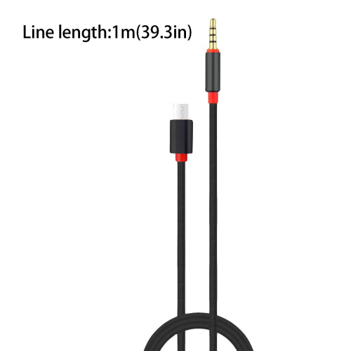 USB C til 3,5 mm lyd-aux-stikkabel 90 cm USB type C til han-adapterkabel til bilhovedtelefoner 1