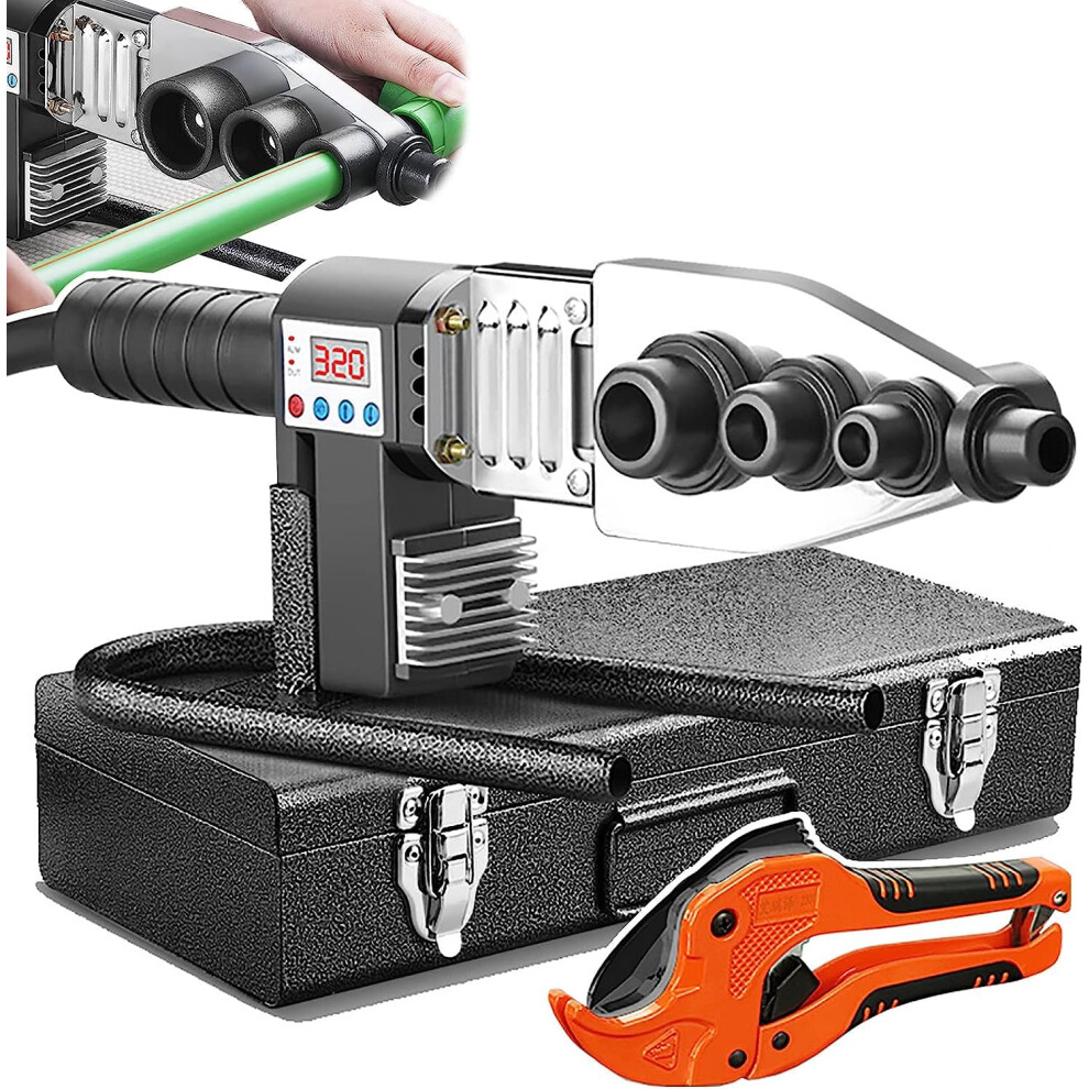 Plastic Pipe Welding Machine 2063Mm Adjustable 100320 For Ppr Pe Pp Pipes With Scissors And Iron Case 9450606455666