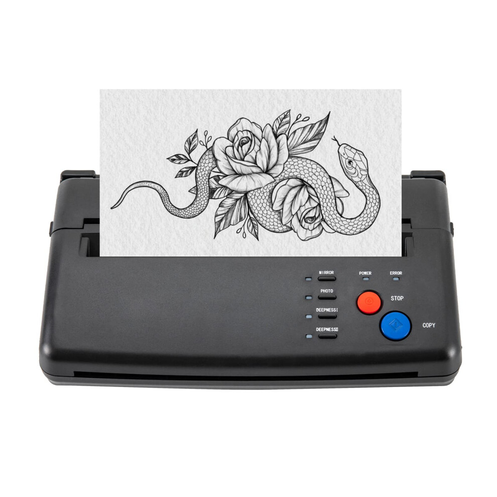 TTONSUE Tattoo Stencil Printer A4 Thermal Copier Definition Transfers Fast Ink Printing