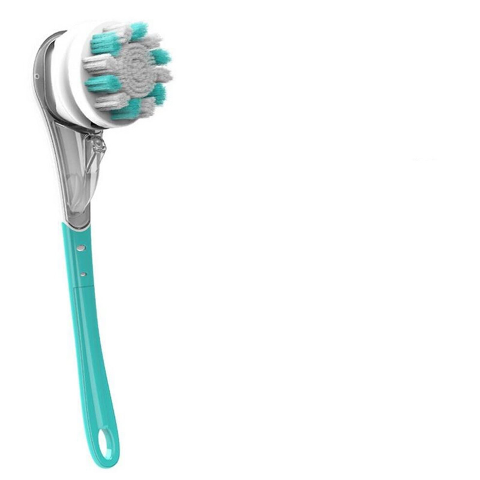 Electric Body Brush with Long Handle, Waterproof 4in1 Shower Exfoliating Brush and Massager