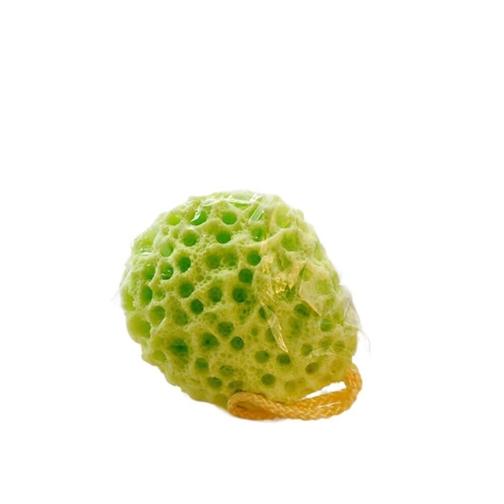 Body Scrubber Dry Brushing Body Brush with Dual Texture Exfoliation for Wet and Dry Use Green