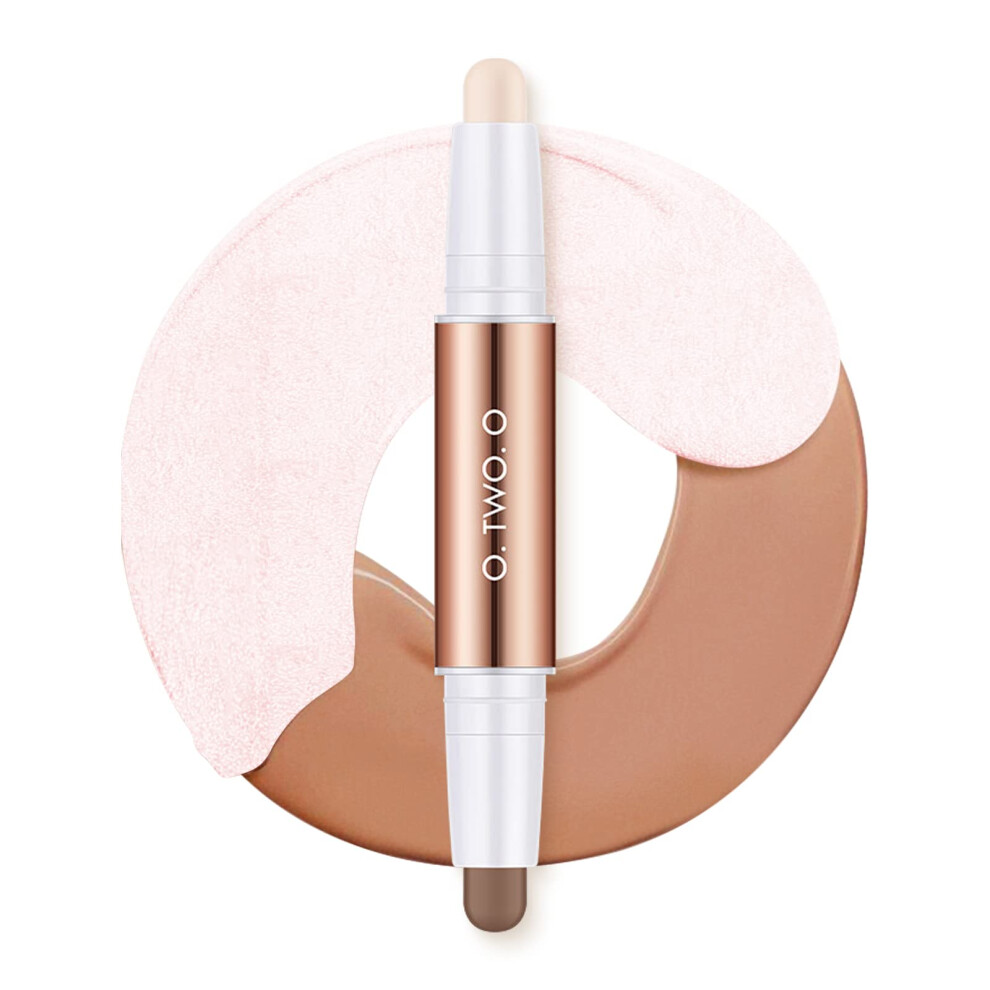 Contour Stick Dual Ended Cream 2 in 1 Natural and Warm Brown Shades Travel Friendly-image-OPC-PQVQNNN-NEW