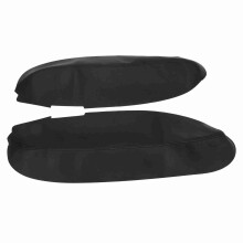2pcs Black Artificial Leather Door Armrest Cover Fit for Acura RL 2005-2012