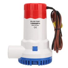 1500GPH Submersible Bilge Pump 12V for Ponds, Pools, RVs