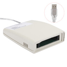 USB-Magnetstreifenkartenleser, liest bis zu 3 Spuren, hervorragende Lesbarkeit abgenutzter Magnetstreifenkarten, Plug-and-Play, einfache Montage mit