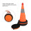 Emergency Roadside Safety Cone, Pop Up Design with Flexible Frame for Quick Deployment, Reflective Strips for Nighttime Hazard Warning, Durable and 8