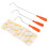 Efficient Paint Roller Handle Durable Rotating Brush Holder Quick Coverage Solvent Resistant Large Painting Area Iron Frame Paint Tool for Home 2