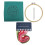 Handmade Needlepoint Kits for Beginners, Embroidery Starter Kit with Embroidery Hoops Printed Patterns Color Threads, Step by Step Instructions for 5