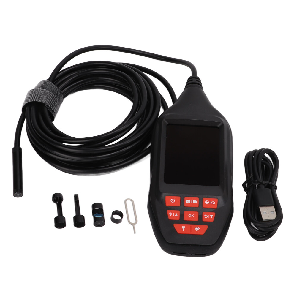 Lcd Display Endoscope Camera, Bending Borescope Inspection Tool For Industrial Applications Bright And Wider Application Range With Waterproof Light 9138057092264