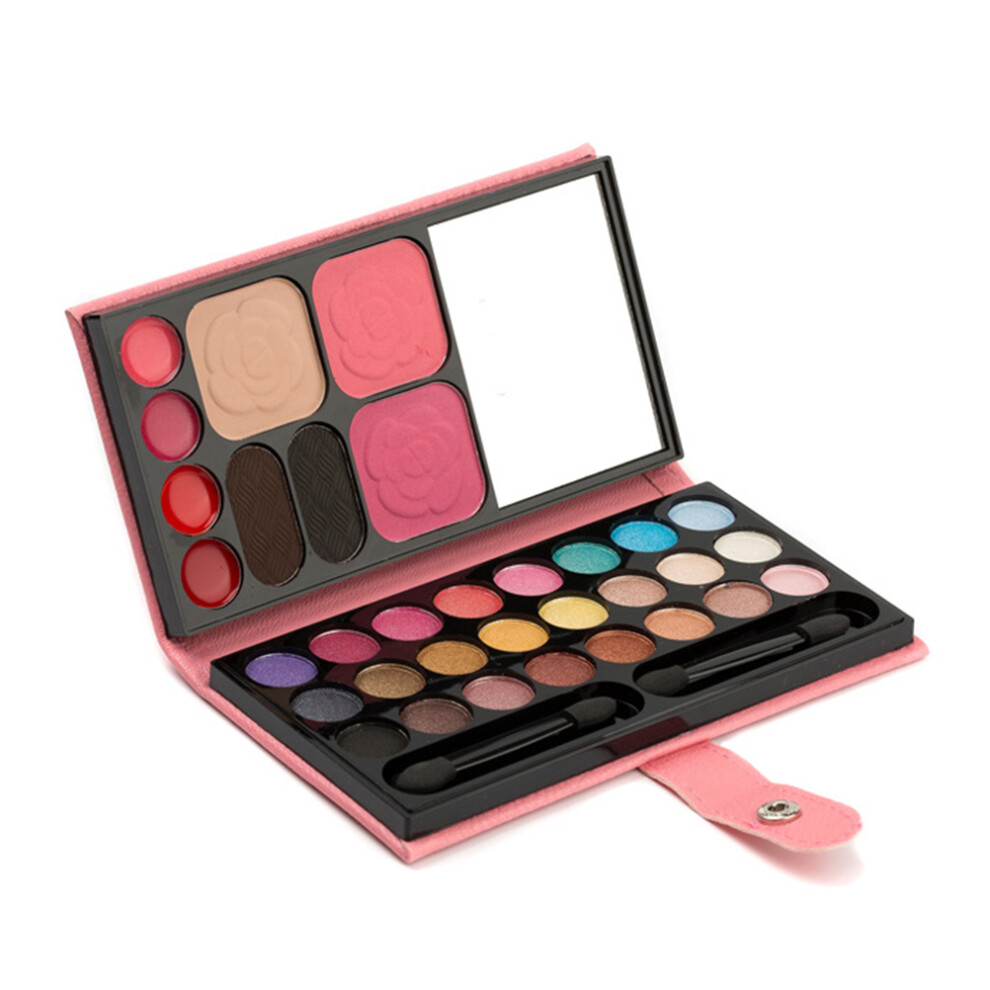 Professional And Personal Use Eyeshadow Palette, Includes Lip Gloss Blush Concealer Makeup Brush For Various Makeup Occasions, Highly Pigmented Matte