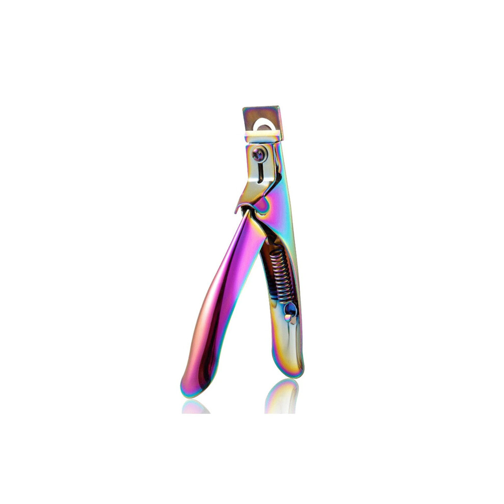 Nail Clippers UShaped Guillotine Cutter for Acrylic Nails with Manicure Scissors Stainless Steel