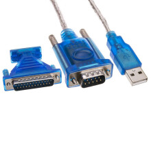 Neuer USB 2.0 zu RS232COM-Anschluss 9-polig seriell DB25/DB9 Adapterkabel-Konverter