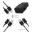 Compatible avec le chargeur LG G3Stylus, kit de câble micro USB 2.0 d'Ixir : chargeur mural + 3 câbles, charge rapide adaptative numérique, 1