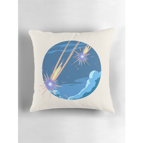 AIVO Calcifer Shooting Stars Μαξιλαροθήκες Falling Throw Θήκες Μαξιλαροθήκης Καναπέ Ίντσες Δύο 2