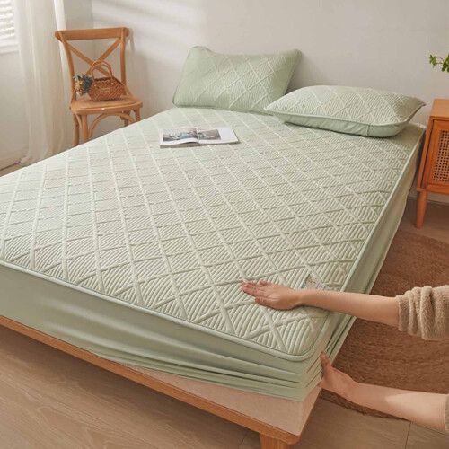 Protetor de colchão impermeável JingChun 78x59x11 polegadas, tamanho Queen com bolso profundo, capa respirável, macia e refrescante, lavável e
