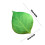 Μαξιλάρι SDJMa Fall Leaf, διακοσμητικό μαξιλάρι 3D Green Leaf 13,7"x16,9", συμβατό με φθινοπωρινή 3