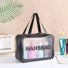 Djiypn Transparente Kosmetiktasche mit großem Fassungsvermögen – Großer Kosmetik-Reiseorganizer für Damen und Herren
