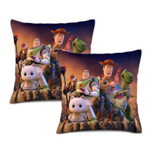 Fodera per cuscino doppio con cartone animato Toy Story, copricuscino per divano, decorazione per la casa, copricuscino per divano, copricuscino per