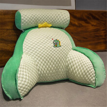 Wmhsylg Lesepute 60*40cm/70*50cm, Ryggstøttepute med Hode-, Nakke- og Armlener, Midjestøtte for Sovesofa Gaming - Grønn