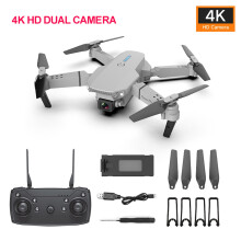 Drone dobrável com câmera FPV 1080P, compatível com quadricópteros RC Herrnalise, partida com um toque, modo sem cabeça, giros de 360