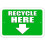 Recicle aqui (seta) 1