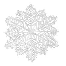 Imréiteach Maisiúcháin Cistine Tahtuvzn! Mata Boird 2-Phacáiste Calóg Sneachta Óir, Mata Boird Maisiúcháin Óstáin PVC, Bronntanais do