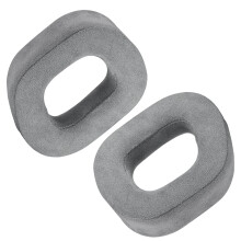Cuscinetti auricolari di ricambio in pelle scamosciata + spugna spessa ad alta elasticità per cuffie wireless CORSAIR HS80RGB