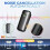 Microfone sem fio compatível com iPhone - Com estojo de carregamento de 500mAh e 30 horas de reprodução, pacote com 2 unidades de microfone de 5