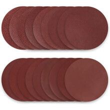 180-mm-Schleifpapier, Schleifscheibe, 50 Stück Schleifpapier in den Körnungen 40/60/80/100/120/150/180/240/320/400