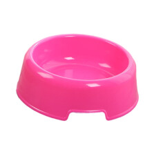 Gamelle pour chien Guardung en plastique sûr et non toxique, durable et résistante. Gamelle pour chat en plastique rose rouge.
