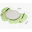 Σουπλά LINLIN4Pack σε σχήμα φύλλου Σουπλά PVC Κοίλα σουπλά τραπεζαρίας Ανθεκτικά στη 4