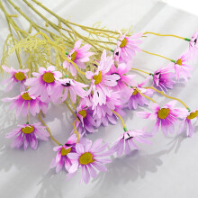 Kunstbloemen, 5 stuks simulatie kleine madeliefjes met 5 takken, kosmos decoratie rekwisieten, simulatie bloemen Halloween kerstdecoratie