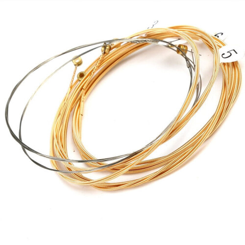 Χορδές ακουστικής κιθάρας yilyih, σετ 6 χορδών, Premium Bronze, συμβατές με κιθάρες Western και 2