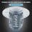 Clearance Sale!Giyblacko 2PC Washbasin Electroplating Drainer Bouncing Core Washbasin Pool Basin Copper Core Push Type Bouncing Core Leaking Plug 5