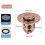 Clearance Sale!Giyblacko 2PC Washbasin Electroplating Drainer Bouncing Core Washbasin Pool Basin Copper Core Push Type Bouncing Core Leaking Plug 3