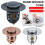 Clearance Sale!Giyblacko 2PC Washbasin Electroplating Drainer Bouncing Core Washbasin Pool Basin Copper Core Push Type Bouncing Core Leaking Plug 6