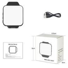 Luz de relleno para celular de 1500 mAh, luz de belleza portátil con clip trasero, luz LED mini multifunción para selfies y transmisiones en vivo.