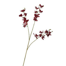 Conjunto de 10 orquídeas artificiais em formato de borboleta, com hastes de seda de 73 cm (28,7"), ideais para decoração de ambientes internos e