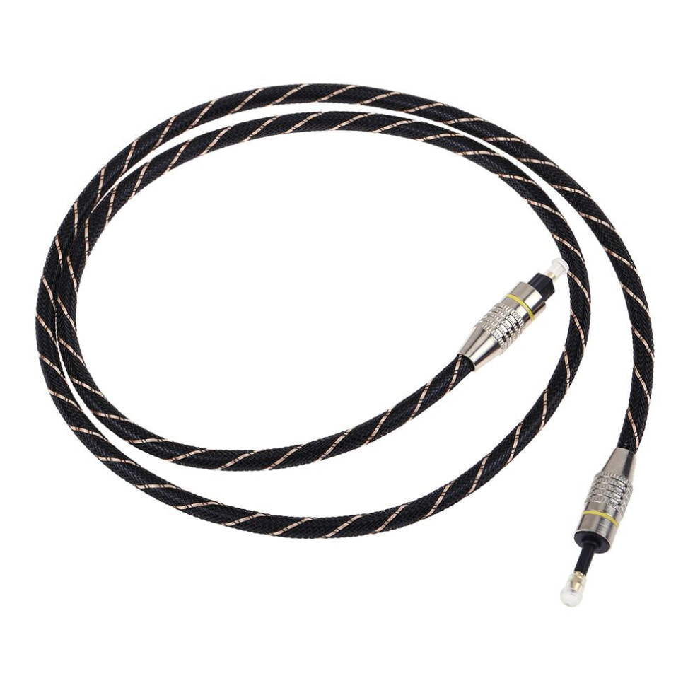 3.5Mm Digital Optical Audio Cable Mini Toslink To Toslink Optic Cable(1M) Gold 9164030744677
