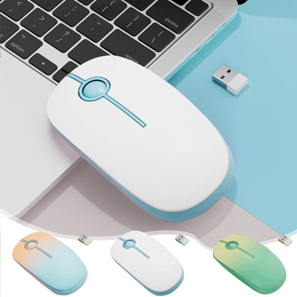 Jacenvly 2024 Wireless Mouse, Low Latency Silent Click, Comfortable Touch, Trendy Colors, Ball Wheel, Stylish Office Mouse 9164030744639