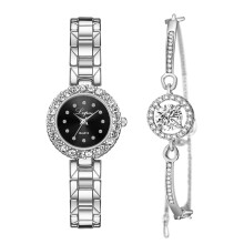 Kayannuo Kerstuitverkoop Zakelijk Casual Quartz Horloge met Armbanden Dames Sieraden Cadeaucombinatie