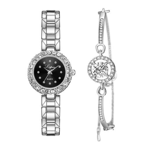 Kayannuo Χριστουγεννιάτικη Εκπτώσεις Ρολόι Quartz για Επιχειρήσεις, Casual, με Βραχιόλια,