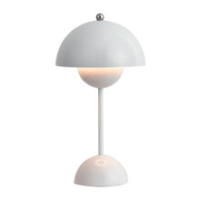 Stolní lampa s květinovým poupětem v severské dánské barvě, dekorace na noční stolek, zástrčka - kompatibilní s americkými zásuvkami